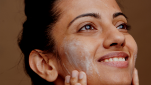 cleanser is simple skincare routine for glowing skin