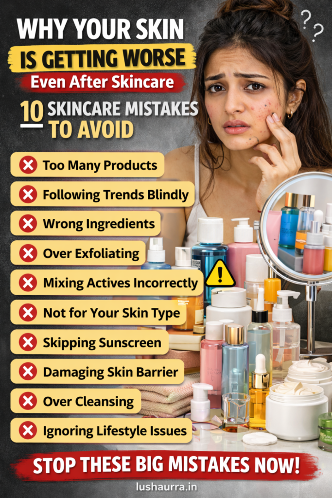 why your skin is getting worse
