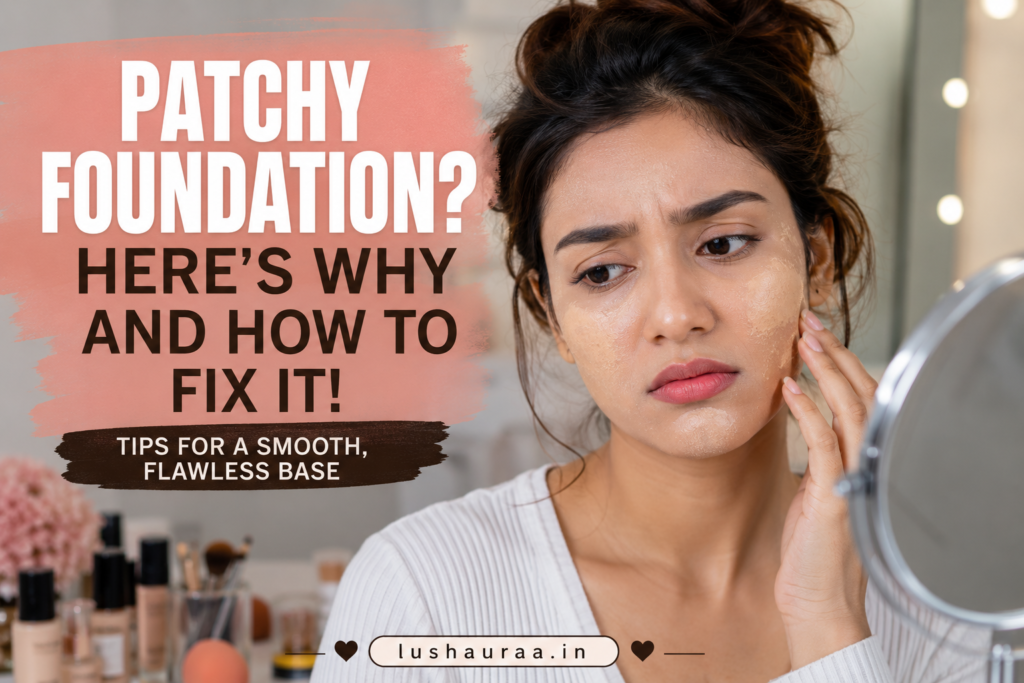 why your foundation looks patchy