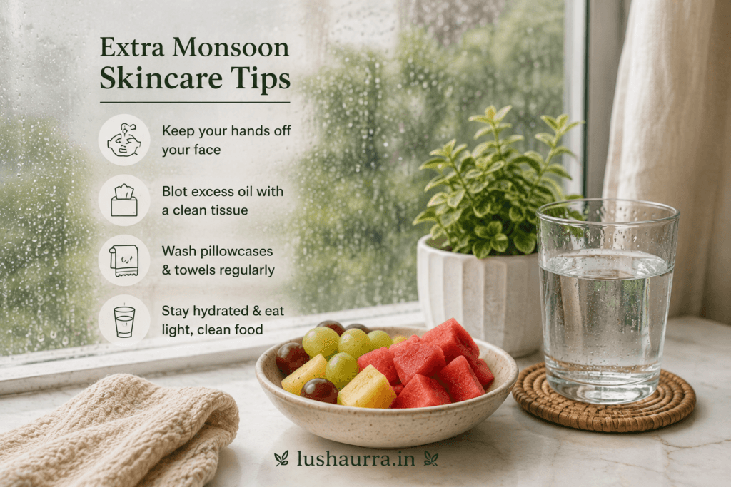 best monsoon skincare for oily skin