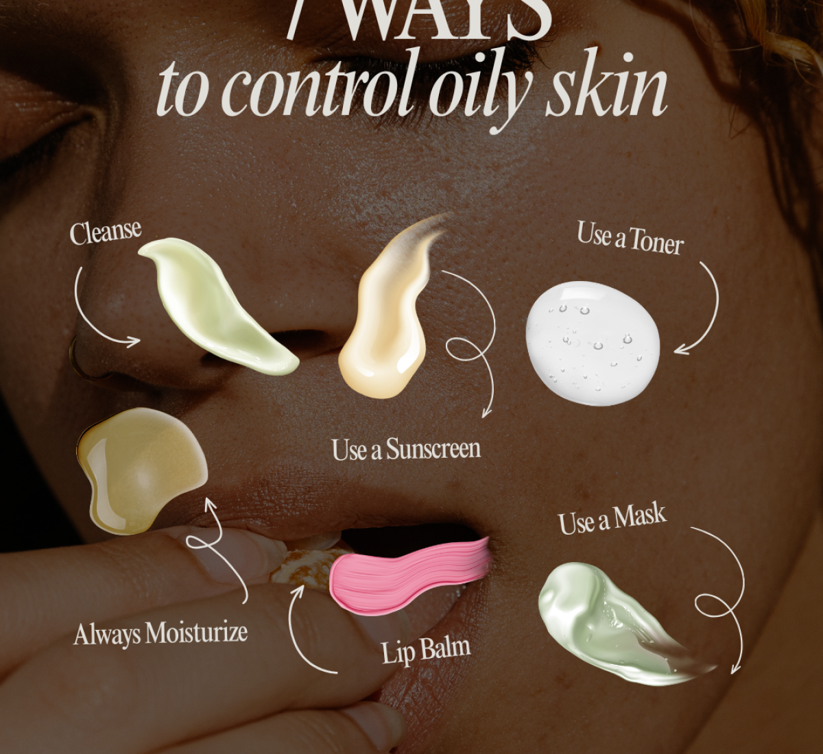 Brown Modern Skincare Tips Instagram Post